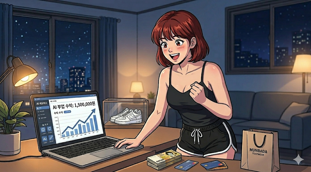 부업 수익이 잘 벌리면 그거만큼 좋은게 없는 여자친구이다.