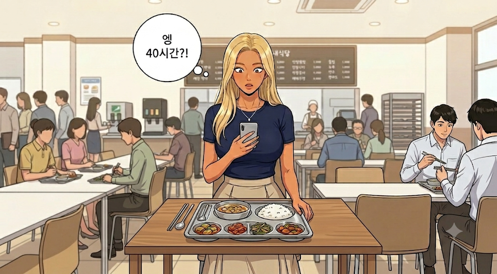 재테크 강의 시간을 보고 이상함을 느끼는 세일즈니