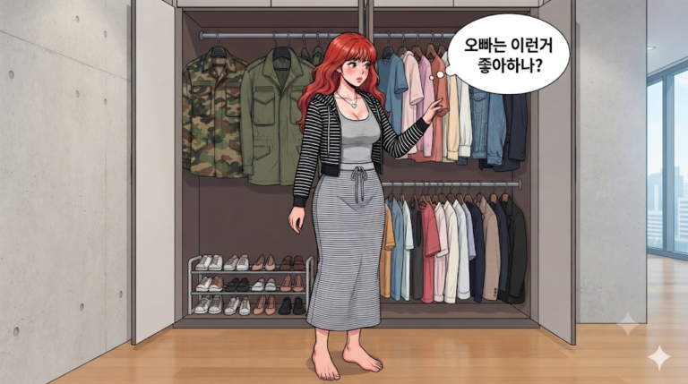 집 청소를 해주다가 알게된 문바다의 취향 가림은 약간 당황스럽다