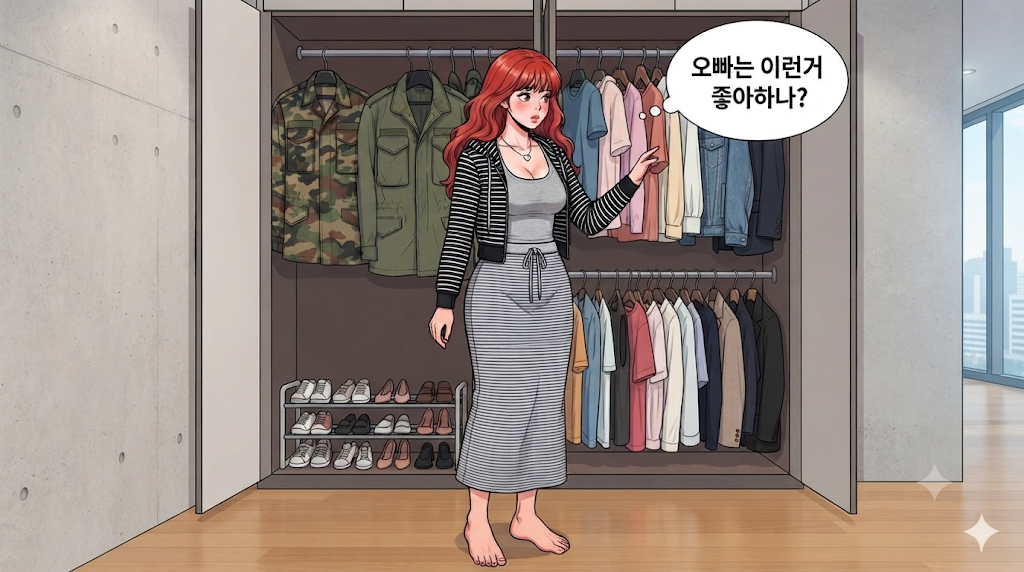 집 청소를 해주다가 알게된 문바다의 취향 가림은 약간 당황스럽다