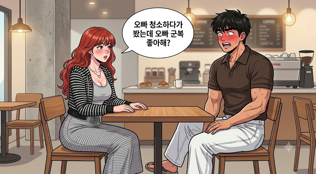 군복을 다른 의미로 해석한 문바다 커플